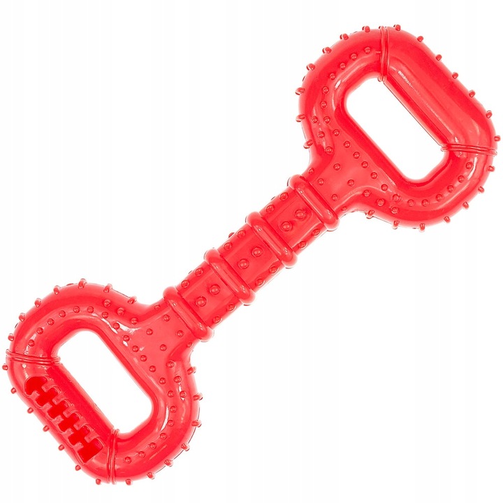 Jucarie pentru caini, Wesolypupil, os, XXL, pentru caini de talie mare, 28cm, rosu