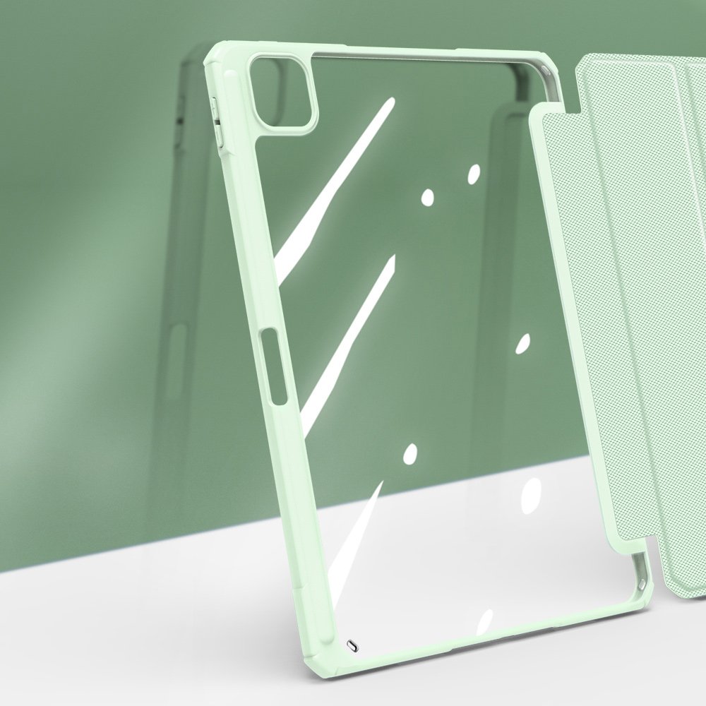 Husa de protectie Premium Quality, pentru Apple iPad Air, 2020/2022, cu suport pentru Pen, Flip cover, Verde deschis