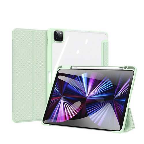 Husa de protectie Premium Quality, pentru Apple iPad Air, 2020/2022, cu suport pentru Pen, Flip cover, Verde deschis