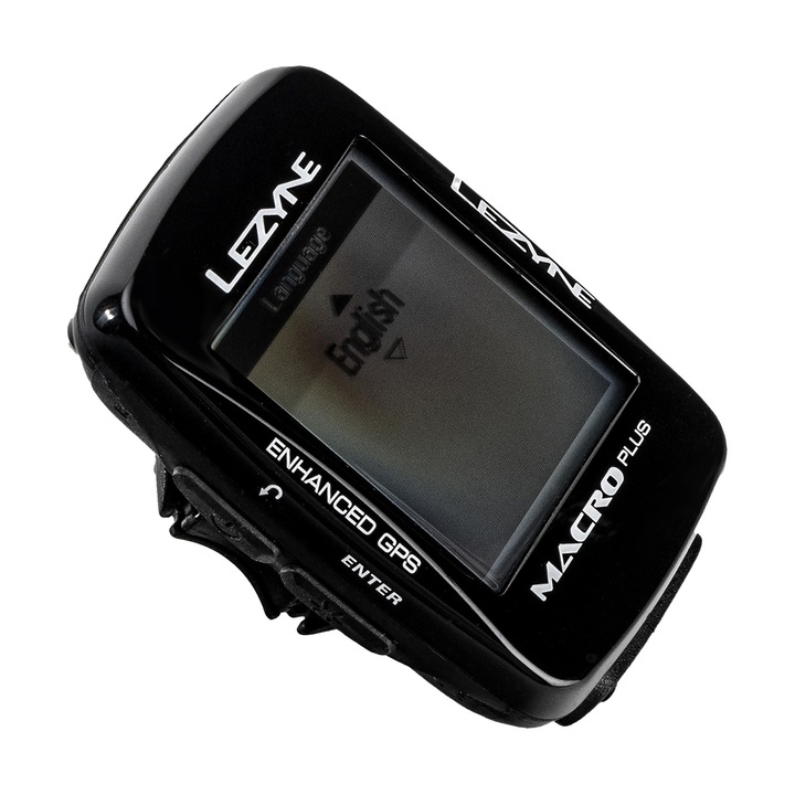 Велосипеден компютър, Lezyne, GPS, IPX7, черен
