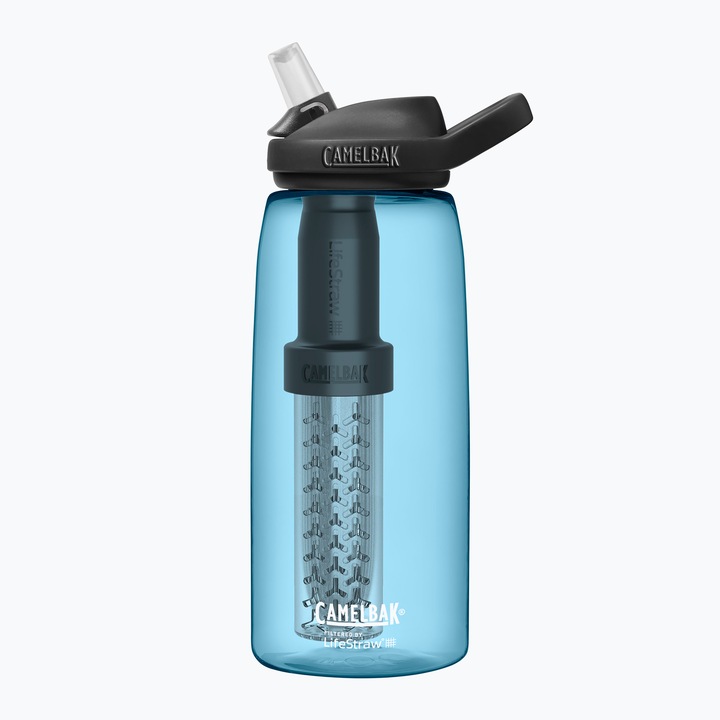 Бутилка за пътуване с филтър, CamelBak, 1000 ml, синьо/черно