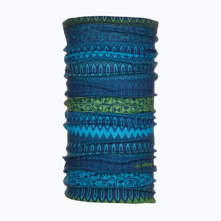 Nyaksál, Viking, Poliészter, Kék/Zöld