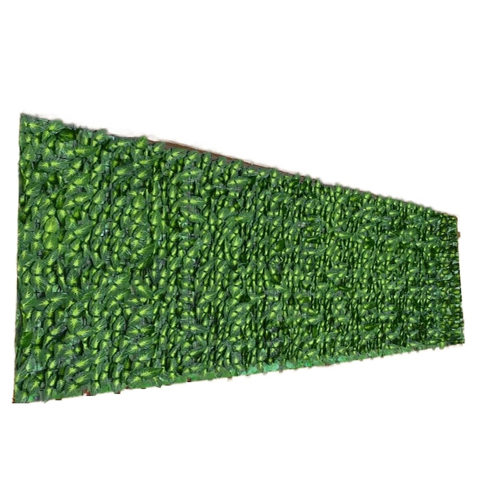 Gard artificial tip frunza Atelier Scop®, Verde, 300x100cm
