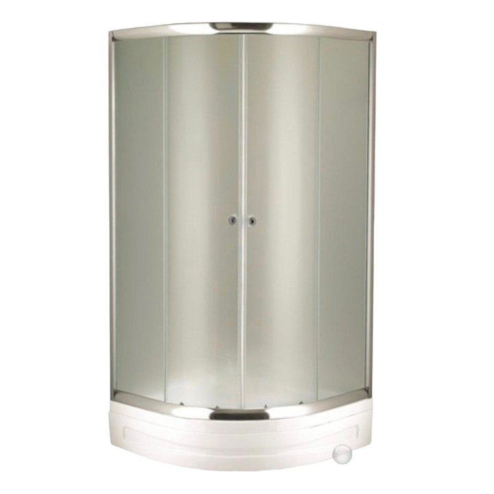 Cabina dus Poll cu cadita inclusa, sticla securizata de 4.5 mm,80X80x195 cm