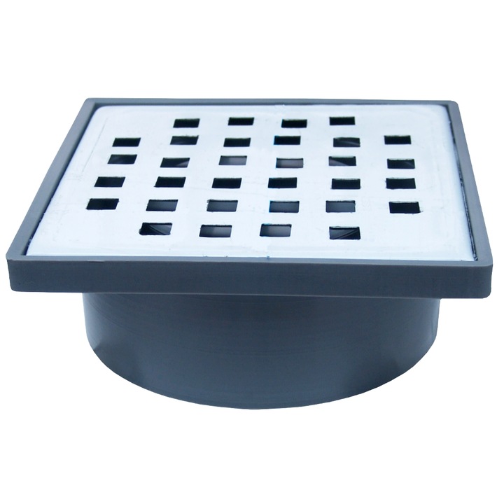 Sifon Pardoseala Patrat Sita, 100 x 38 x 40 mm