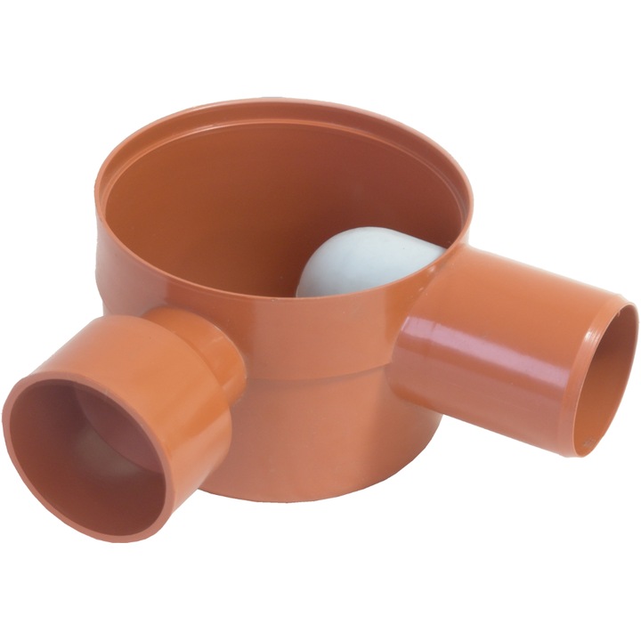 Sifon Pardoseala SL 1 Intrare 90 grade Stanga STY 690-S, PVC