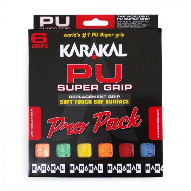 Grip KARAKAL PU SUPER GRIP - 6 bucati assorted