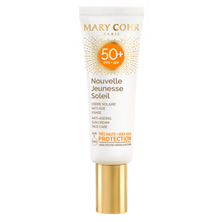 Crema de fata Mary Cohr Nouvelle Jeunesse cu protectie solara SPF50+, 50 ml