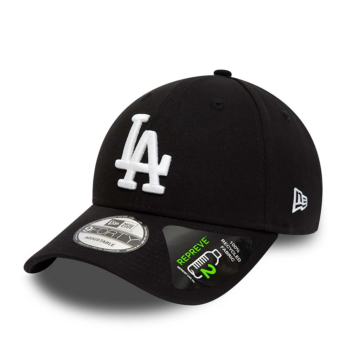 Нова ера регулируема шапка LA Dodgers Repreve®, черна, 56-62 CM - eMAG.bg