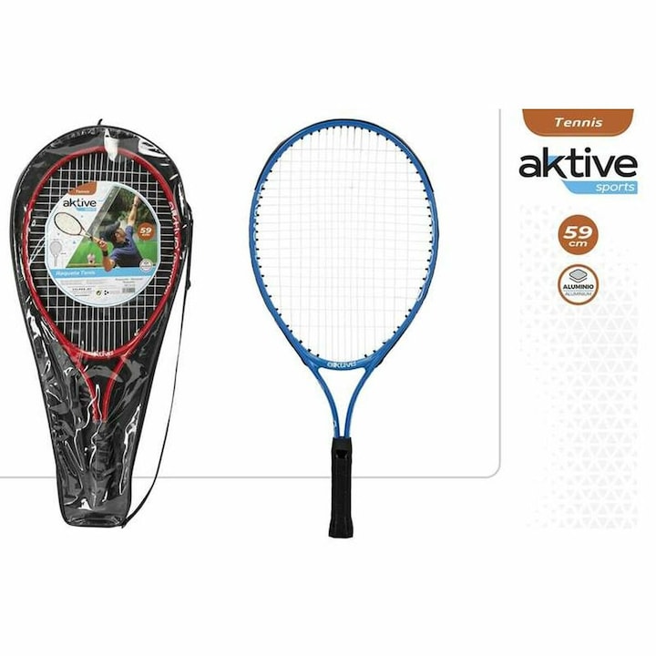 Racheta de Tenis COLORBABY pentru Copii, Aluminiu, Albastru, 59cm