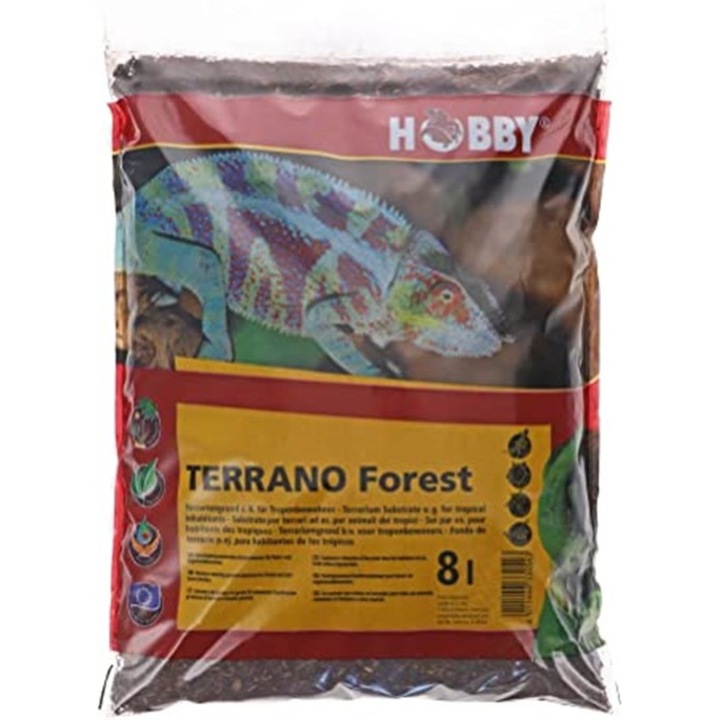 Hobby Terrano Forest 8l -Nedvességtartó szubsztrát terráriumokba