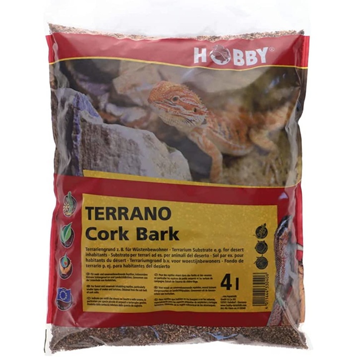 Hobby Terrano Cork Bark 4l - paratölgy kérgéből készült alom terráriumokba