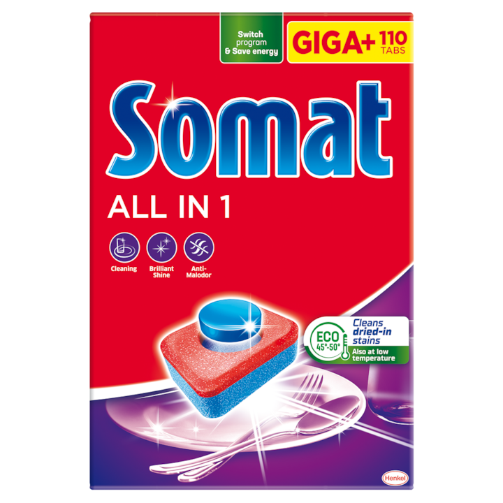 Somat All in 1 mosogatógép kapszula, 110 mosás