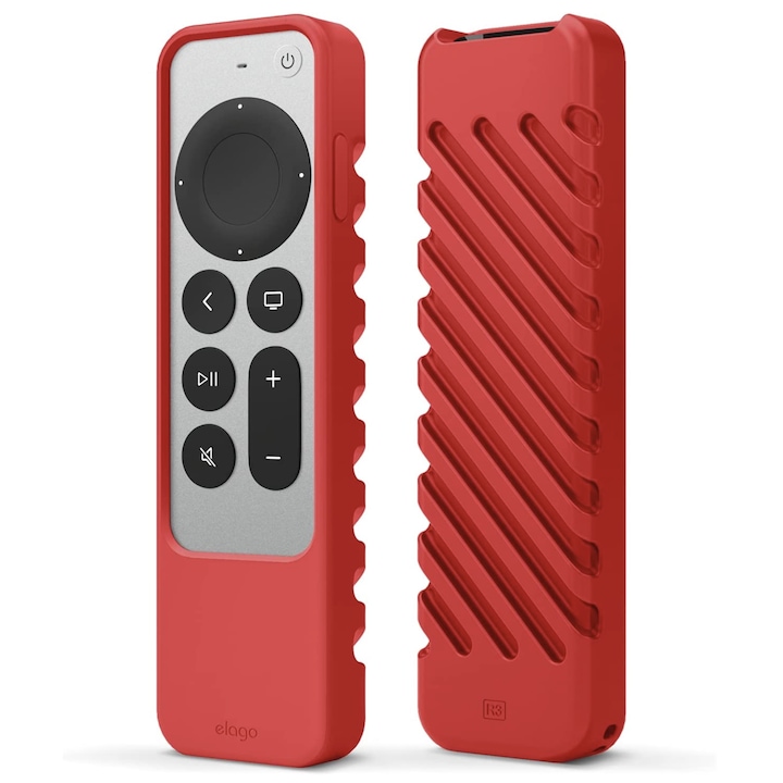 Калъф за дистанционно за Apple TV Siri Remote 2022/2021, R3, Elago, червен