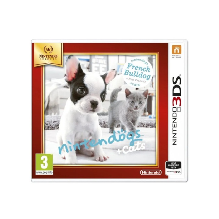 Nintendogs and Cats 3D: French Bulldog (Selects) /3DS