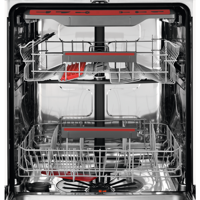 Masina de spalat vase AEG FFB52917ZW, 14 seturi, 8 programe, AirDry, MaxiFlex, Afisaj digital, Clasa E, Motor inverter, 60 cm, Alb
