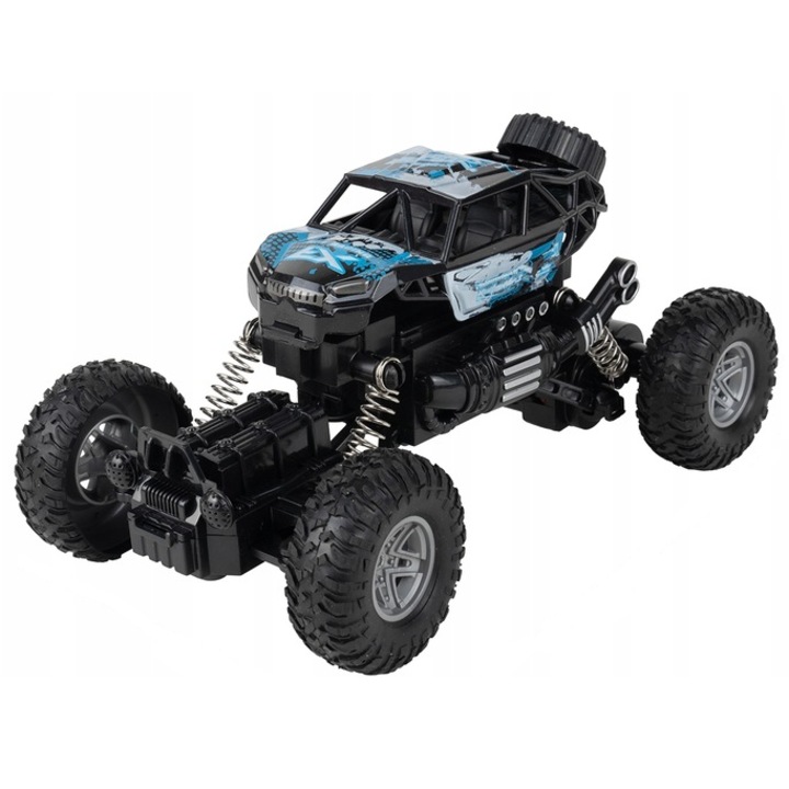 Masinuta de Curse RC Controlata de la Distanta cu Telecomanda, Design Modern Off Road, Baterie Li-ion 3.7V, 19 x12 x 11 cm, Black