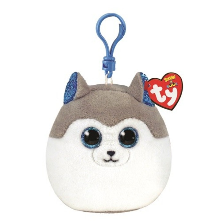 Ty Squishy Beanies SLUSH Husky, ключодържател плюс 8,5 см