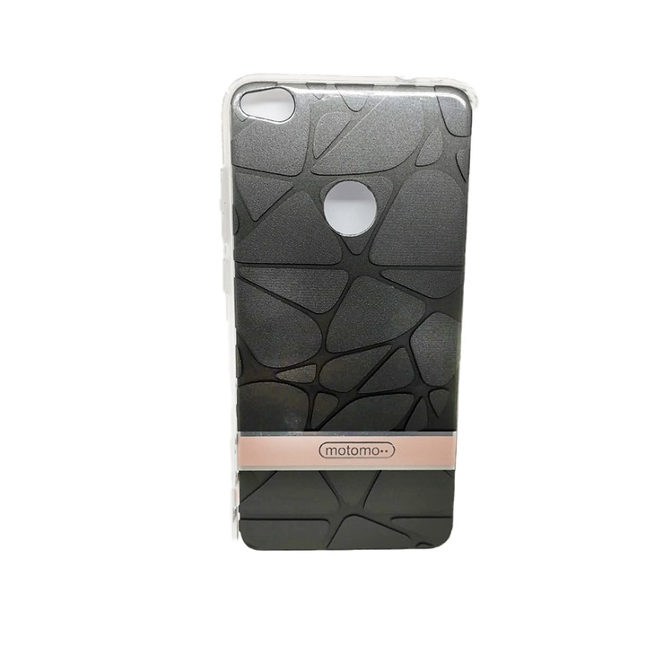 Husa Silicon TPU G-Tech Motomo, Compatibil cu Huawei P8 Lite 2017, din silicon, Negru