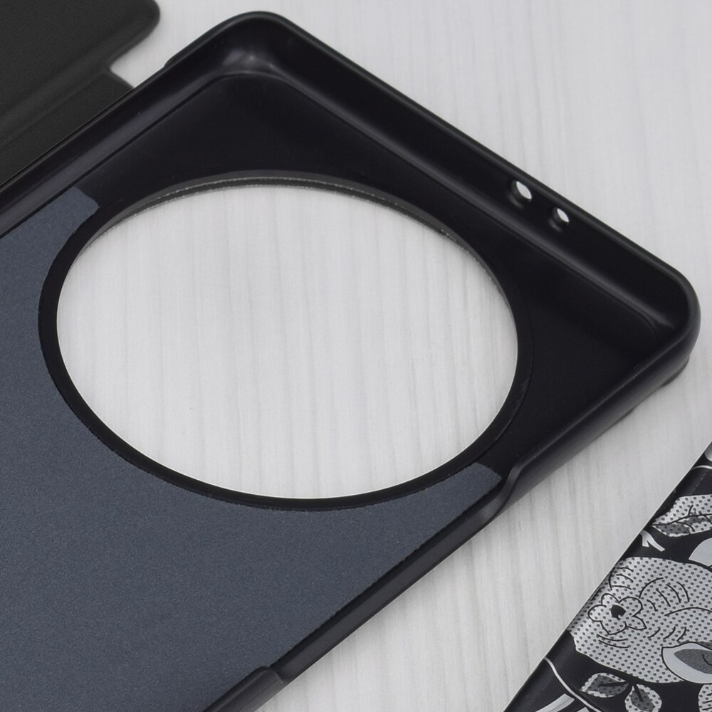 Husa pentru Honor Magic5 Lite Tip Carte, S-View, Functie de Stand, Calitate Premium, Antisoc, Protectie Sporita, Negru