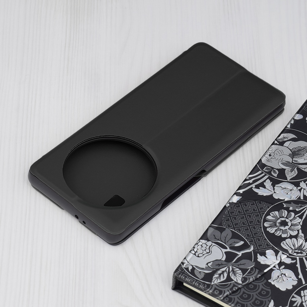 Husa pentru Honor Magic5 Lite Tip Carte, S-View, Functie de Stand, Calitate Premium, Antisoc, Protectie Sporita, Negru