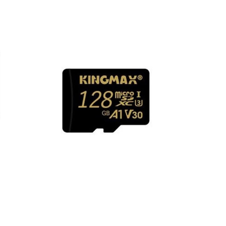 Card MicroSD KINGMAX, 128 GB, MicroSDXC, clasa 10, standard UHS-I U3