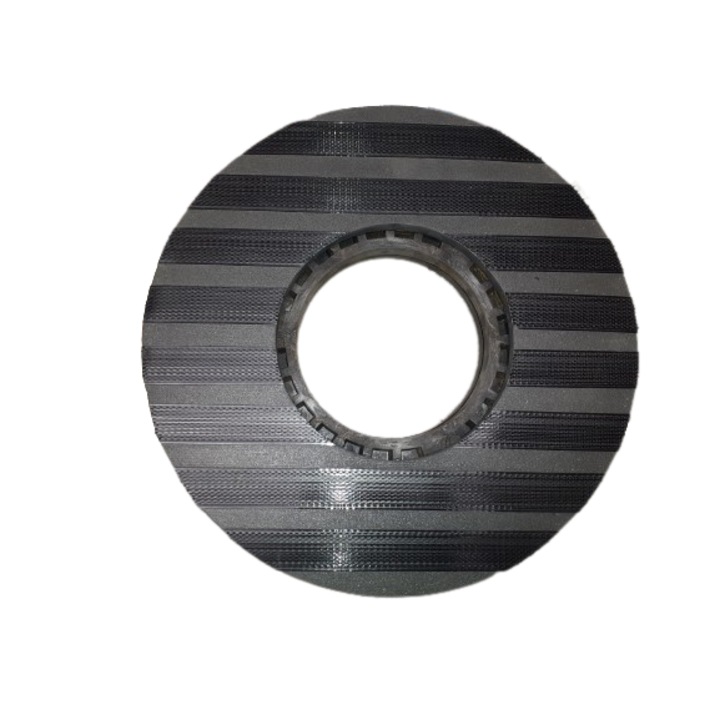 Tisztítókefetartó tépőzárral, VF83128, Tornado BD 26/27, BD 26/14, Tennant 5500, 5520, Nobles Speed Scrub 2401, SS2601, átmérő 330 mm, 13"