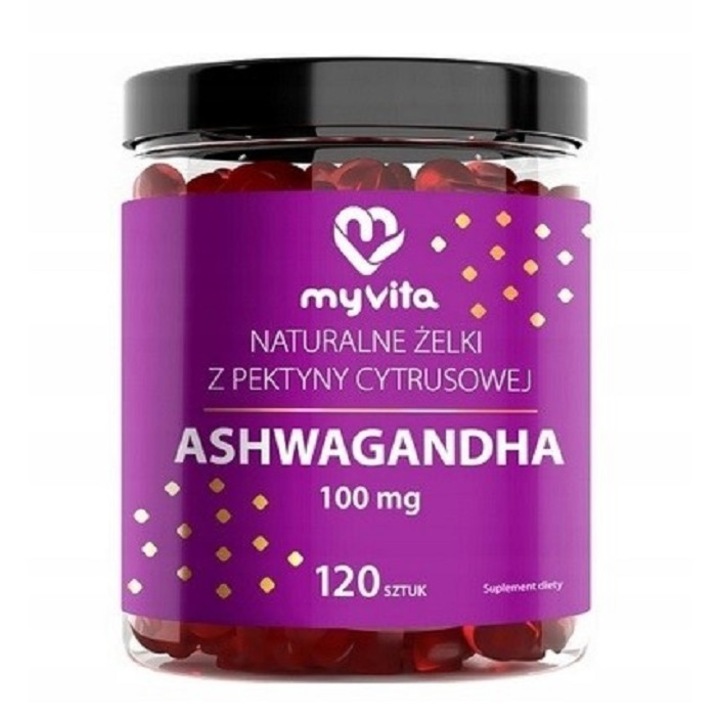 Натурални желета, MyVita, Ashwagandha, 120 бр