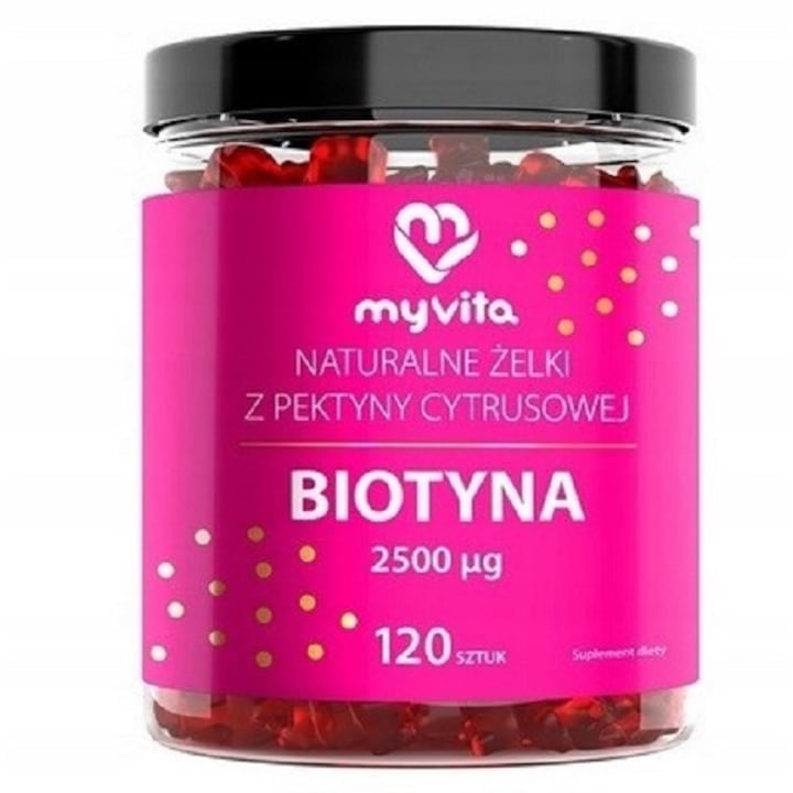 Натурални желета, MyVita Biotin, 120 бр