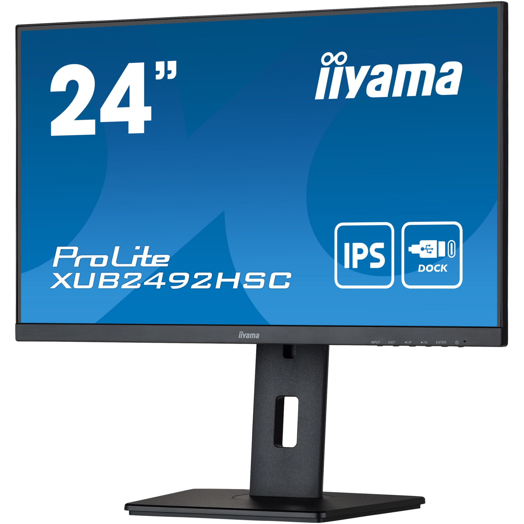 Монитор iiyama ProLite 23.8", IPS, Full HD, 75Hz, 4ms, DisplayPort, USB ...