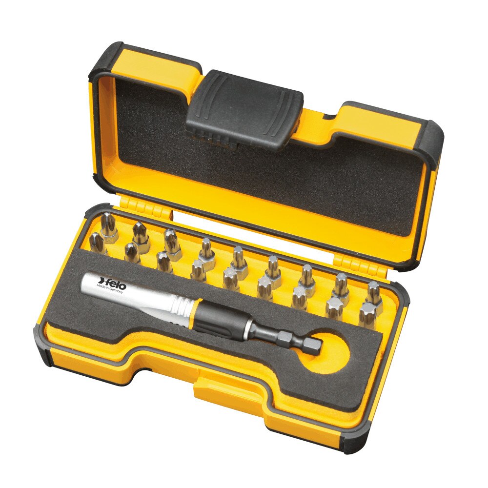 Set biti PH, PZ, TX si adaptor FELO SMART 19 piese