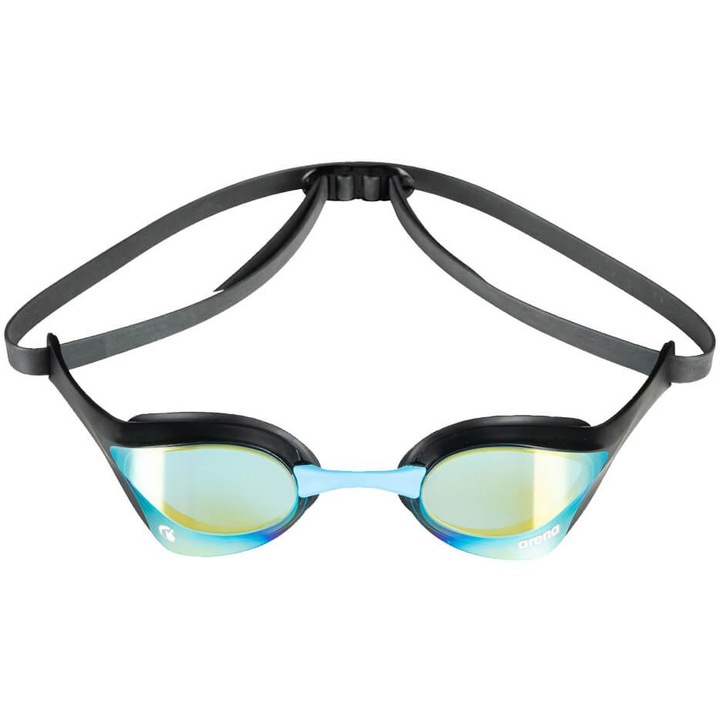 Очила за плуване Arena Cobra Ultra Swipe Mirror, Унисекс, Black-Aqua