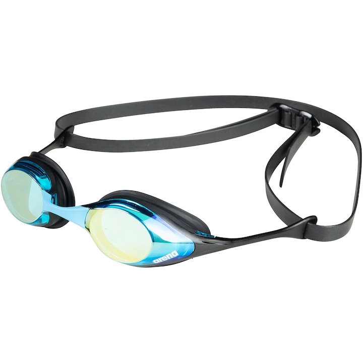 Очила за плуване Arena Cobra Core Swipe Mirror, Унисекс, Black-Aqua