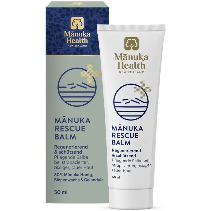 Manuka Health sarokápoló krém, repedezett bőrre, manuka mézzel, 50 ml