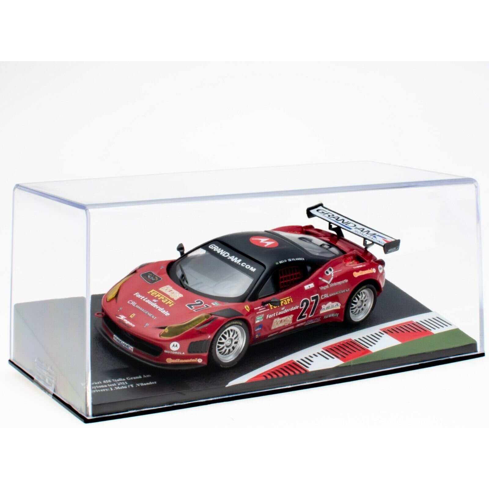 Ferrari 458 Italia Grand Am Daytona test 2011 Melo 1:43 Ixo Altaya