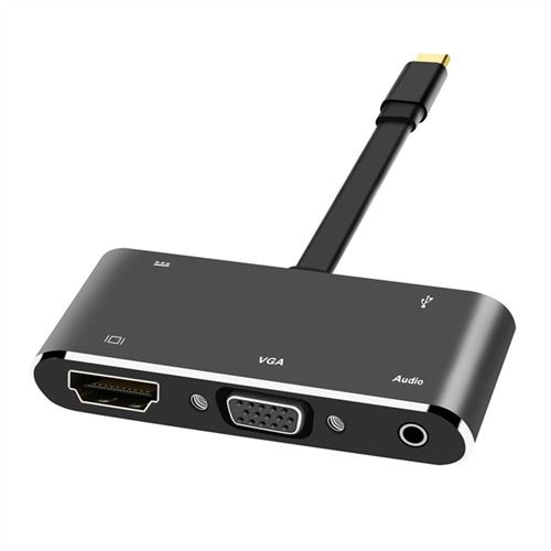 Adaptor Hdmi Usb C Aliaj Aluminiu Negru Emag Ro