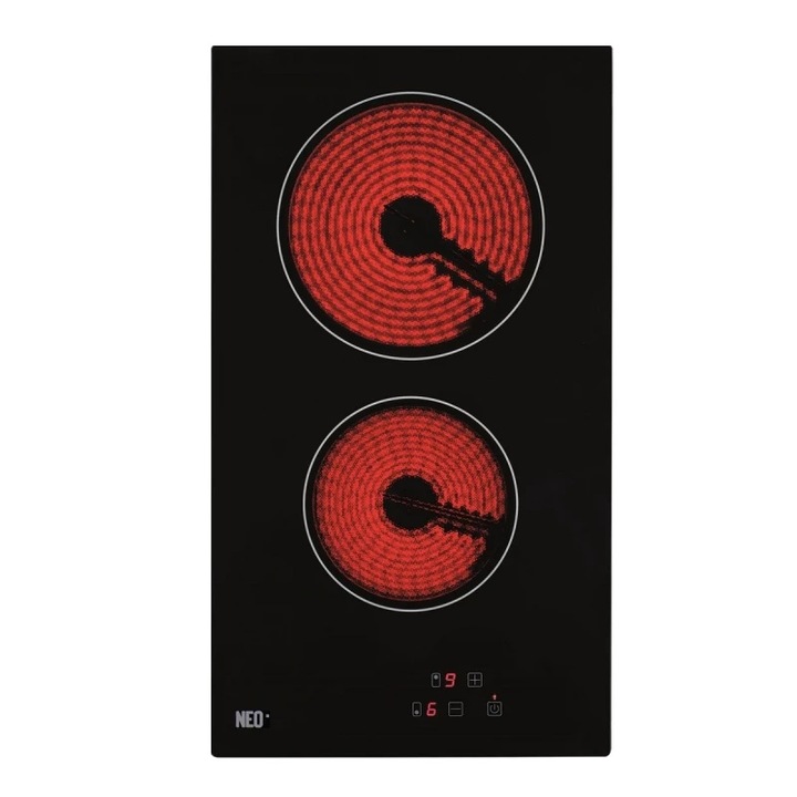 Plita incorporabila Master Kitchen MKHG 6031ED-TCBK, Gaz, 4 arzatoare, Gratare fonta, Arzator wok, Aprindere electrica integrata, Siguranta arzatoare, 60 cm, Sticla neagra