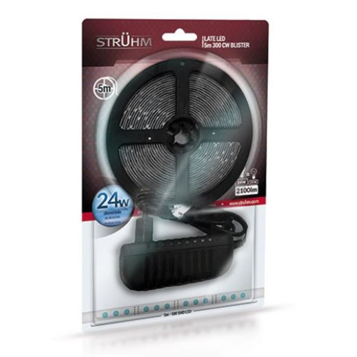 LED лента, Struhm, 230V, 5 м, IP20