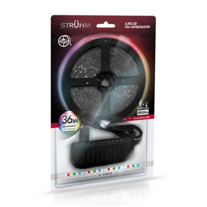 LED лента, Struhm, 230V, 5m, IP20