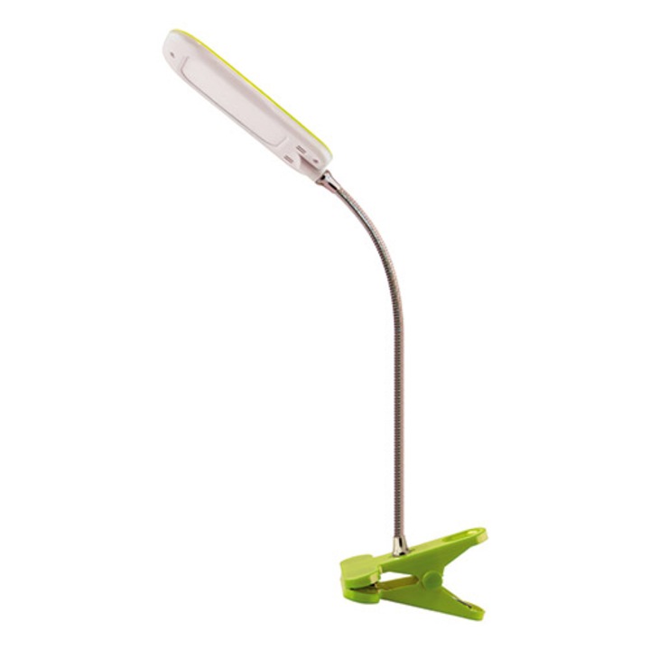 Lampa de birou, Struhm, Otel inoxidabil/Plastic, 6W, Verde