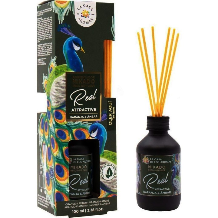 Szobafrissítő rudak, Wild Safari, 100 ml, Orange & Amber