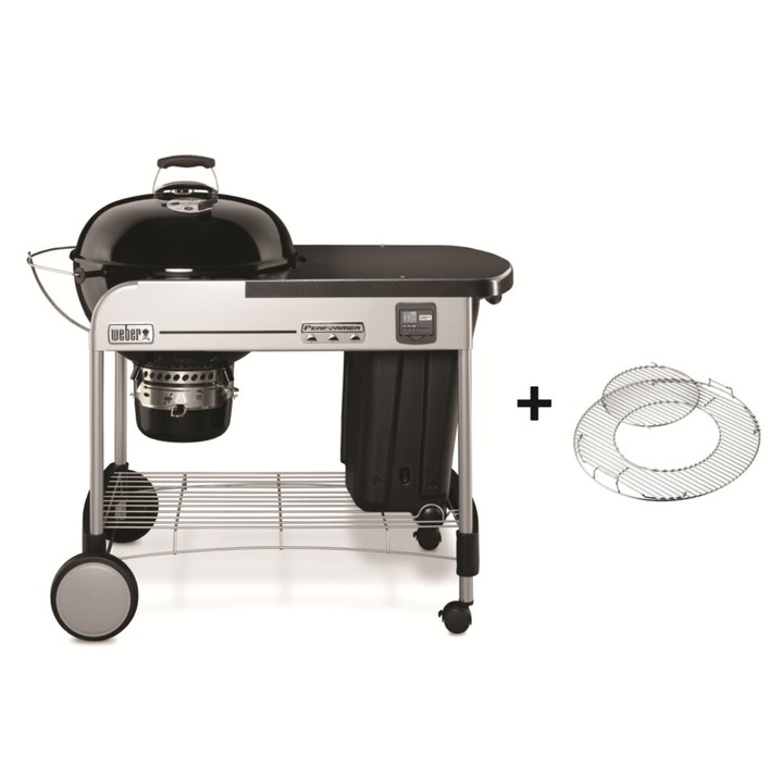 Weber Performer Deluxe GBS Gourmet gömbgrill, Ø 57 cm, fekete