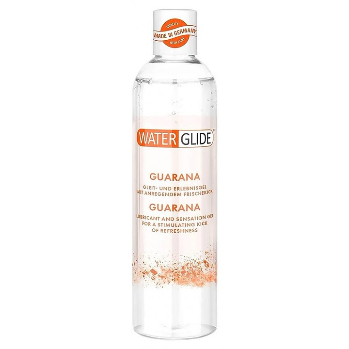 Waterglide Massage Guarana гел лубрикант, 2 в 1, стимулиращ и много хлъзгав ефект, 300 ml