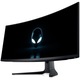 Monitor Gaming Curbat QD-OLED DELL Alienware AW3423DWF 34", 4K UHD (3440x1440), 165Hz, 0.1ms GTG, AMD FreeSync™ Premium Pro, VESA AdaptiveSync, DisplayHDR TrueBlack 400, Hub USB, HDMI, 2x DisplayPort, Pivot, VESA, negru