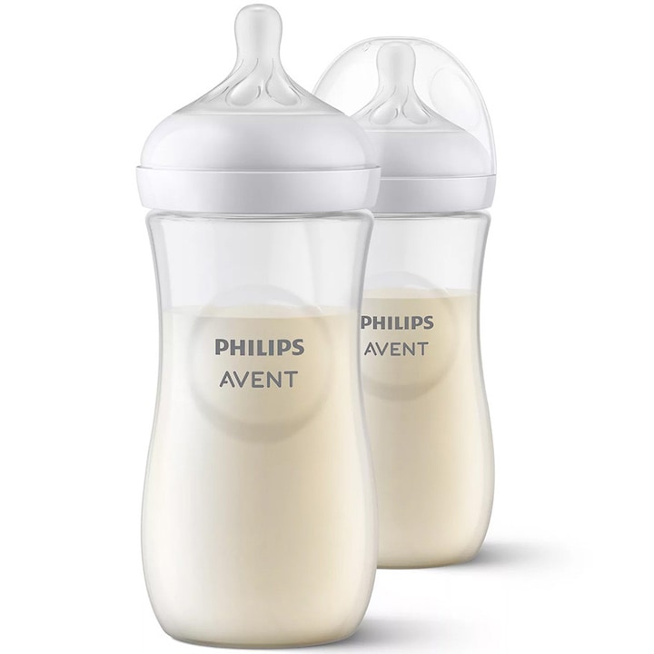 Комплект от 2 биберона Philips Avent Natural SCY906/02, 330 мл