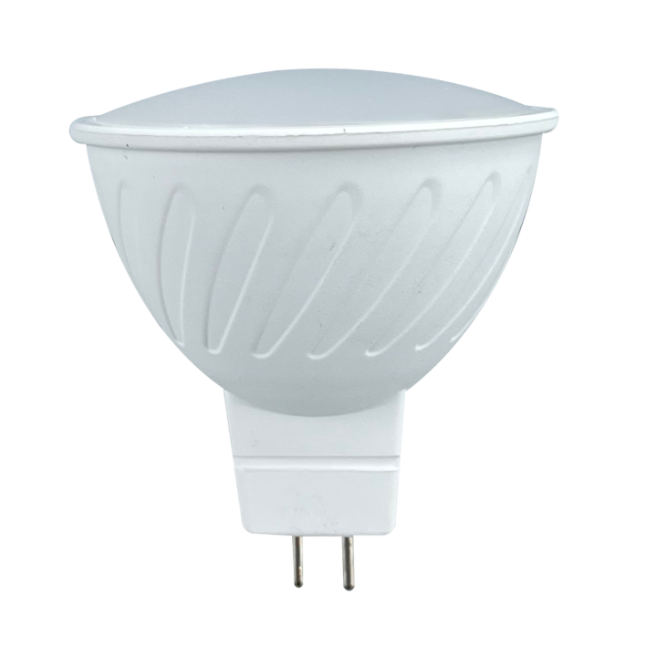 LED Лампа, Луничка, 6W, MR16, 3000K, 12V DC, Топла светлина, Ultralux