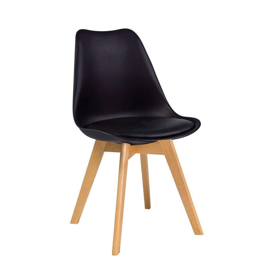 Scaun Semei negru 49 x 43 x 83 h