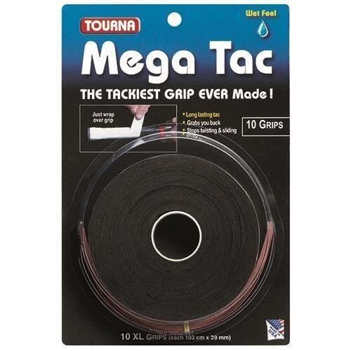 Overgrip TOURNA MEGA TAC, negru, 10 bucati