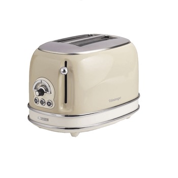 Prajitor de paine Ariete, 0155 Vintage, 810 W, 2 Felii, crem/beige Prajitor de paine Ariete, 0155 Vintage, 810 W, 2 Felii, crem/beige