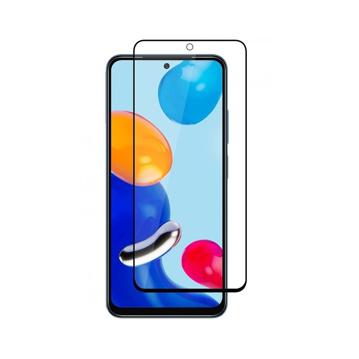 Folie Sticla Securizata Upzz Full Glue 6d, Compatibila Cu Xiaomi Redmi 10, Duritate 9h